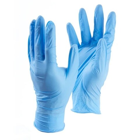 3.5–4 MIL Powder-Free Nitrile Exam Gloves – Blue | 4,000 Gloves (4 Cases of 1,000) | Multiple Sizes