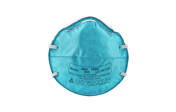 3M™ Health Care Particulate Respirator and Surgical Mask 1860, N95 120 EA/Case
