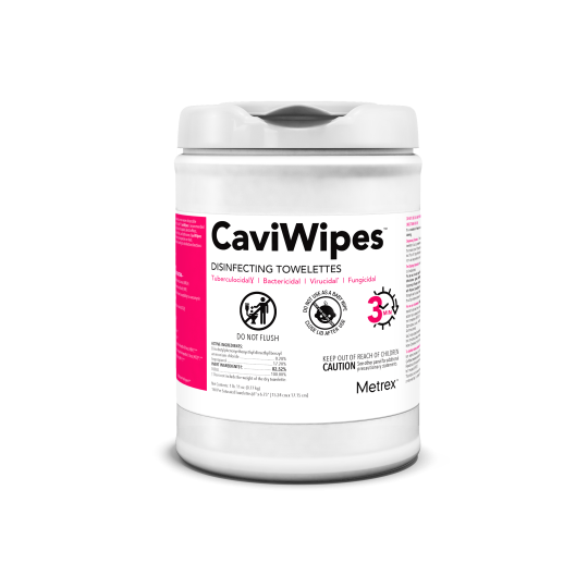 CaviWipes (6" x 6.75") - 160 Wipes per Canister, 20 Canisters, SKU 13-1100 Unit Price Only $6 a Canister)