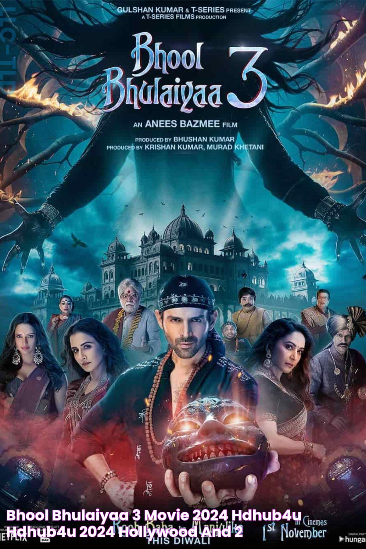 Bhool Bhulaiyaa 3 Movie (2024) HDHub4U HDHub4U 2024 Hollywood and