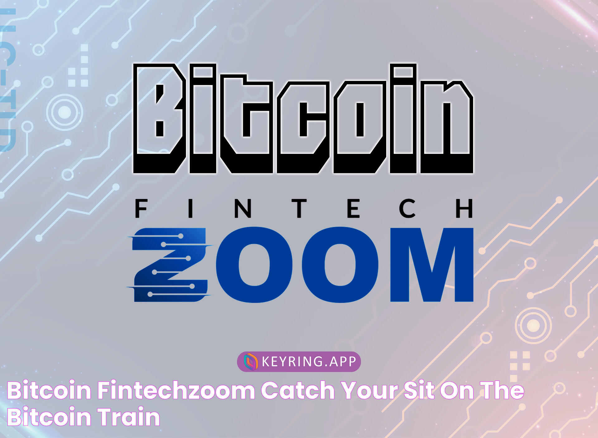 Bitcoin Fintechzoom catch your sit on the Bitcoin train!