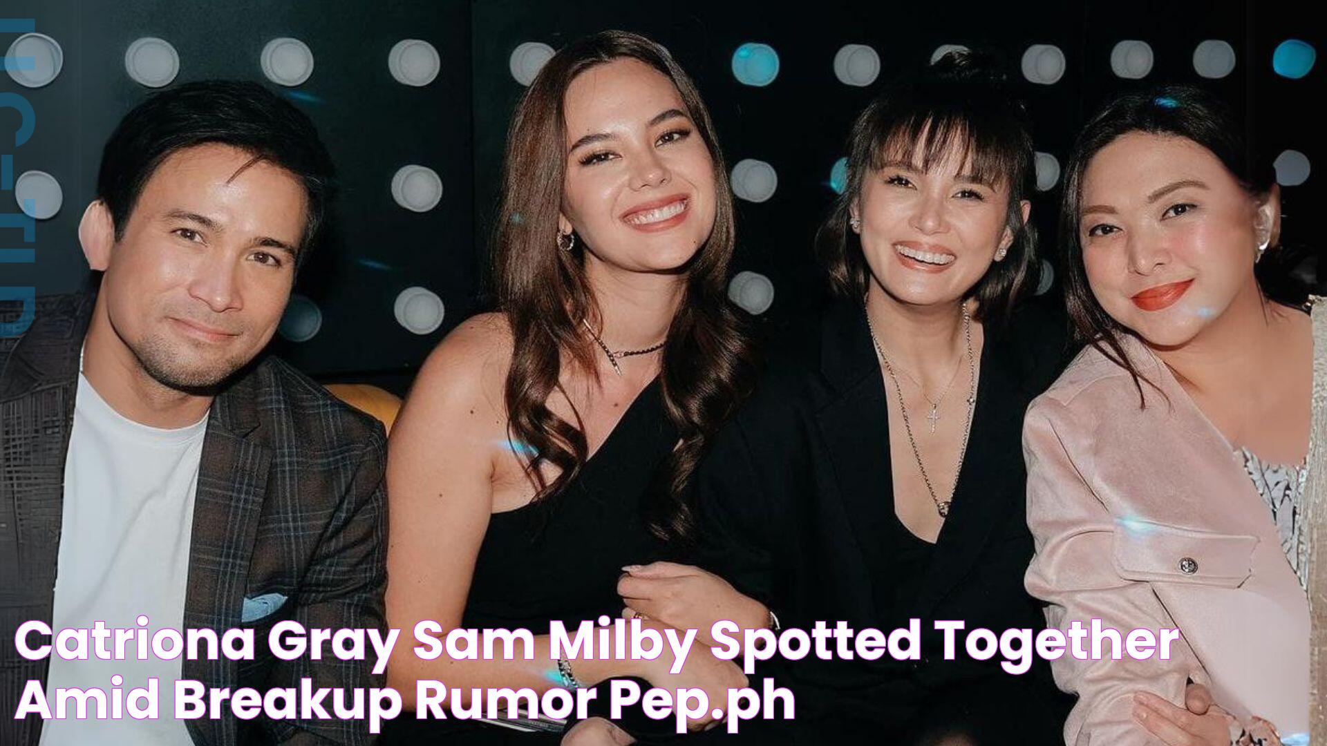 Catriona Gray, Sam Milby spotted together amid breakup rumor PEP.ph