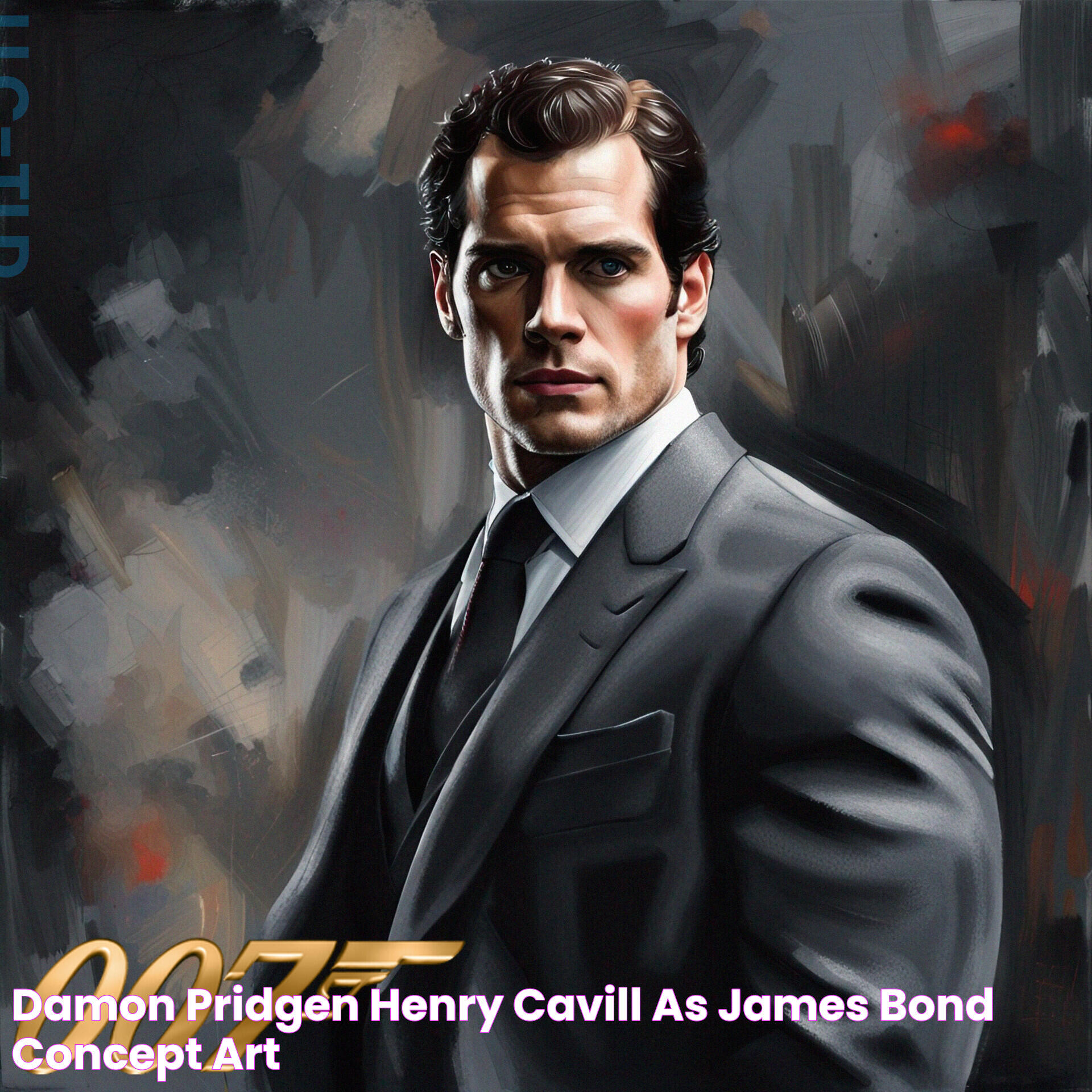 Damon Pridgen Henry Cavill as James Bond Concept Art