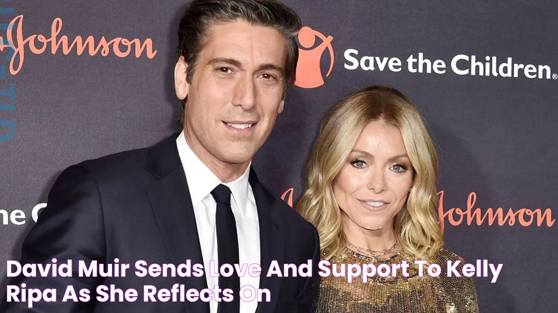 David Muir sends love and support to Kelly Ripa as she reflects on