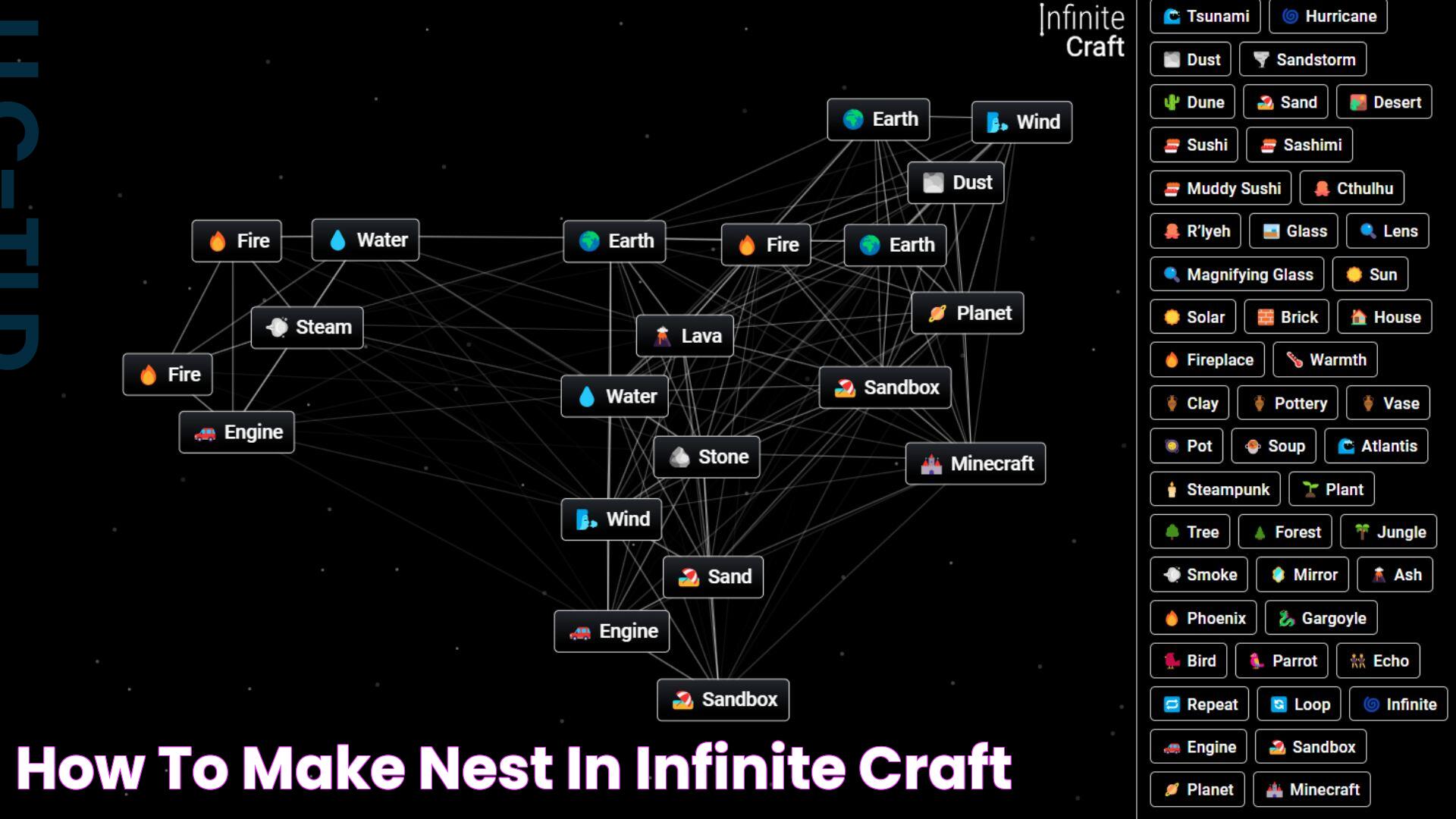 How To Make Nest In Infinite Craft