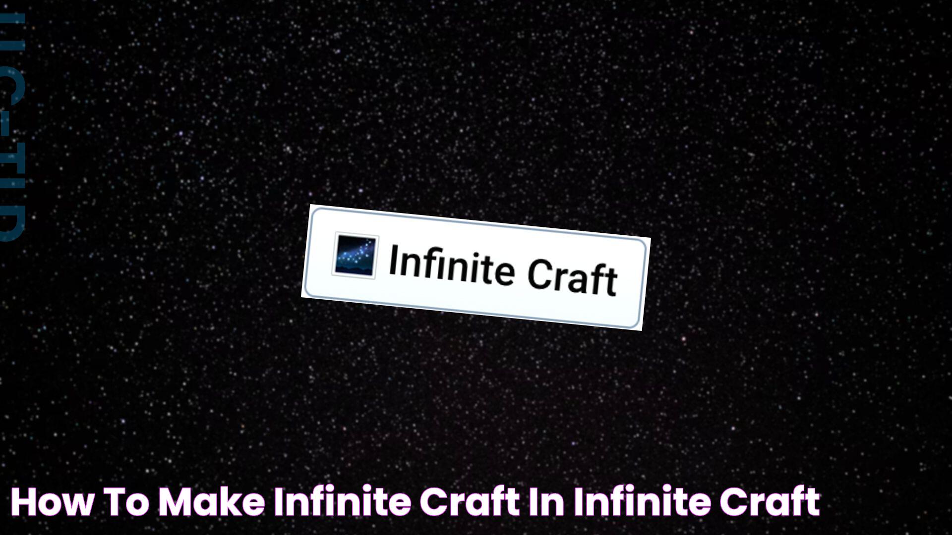 How to Make Infinite Craft in Infinite Craft