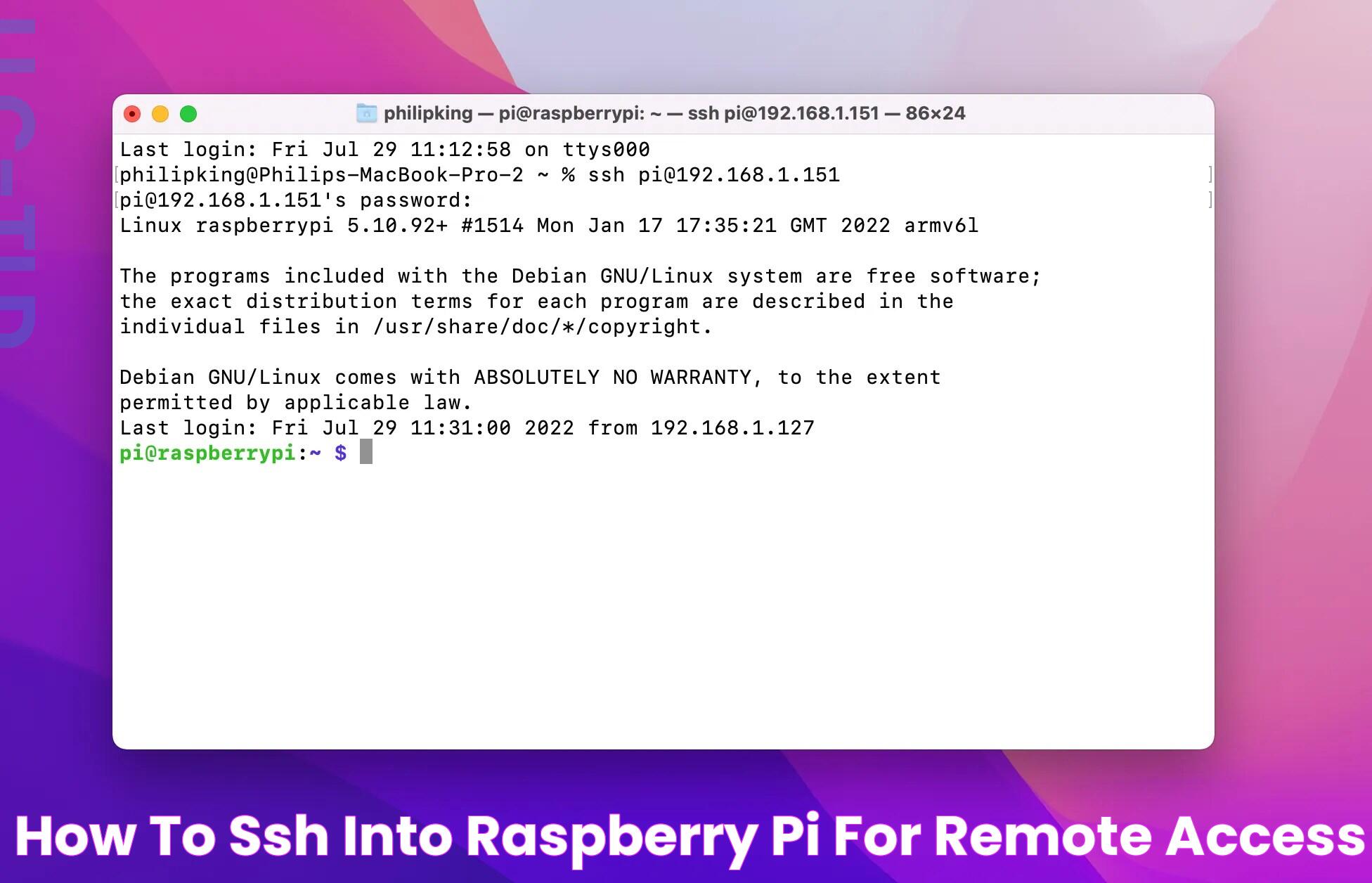 How to SSH into Raspberry Pi for Remote Access