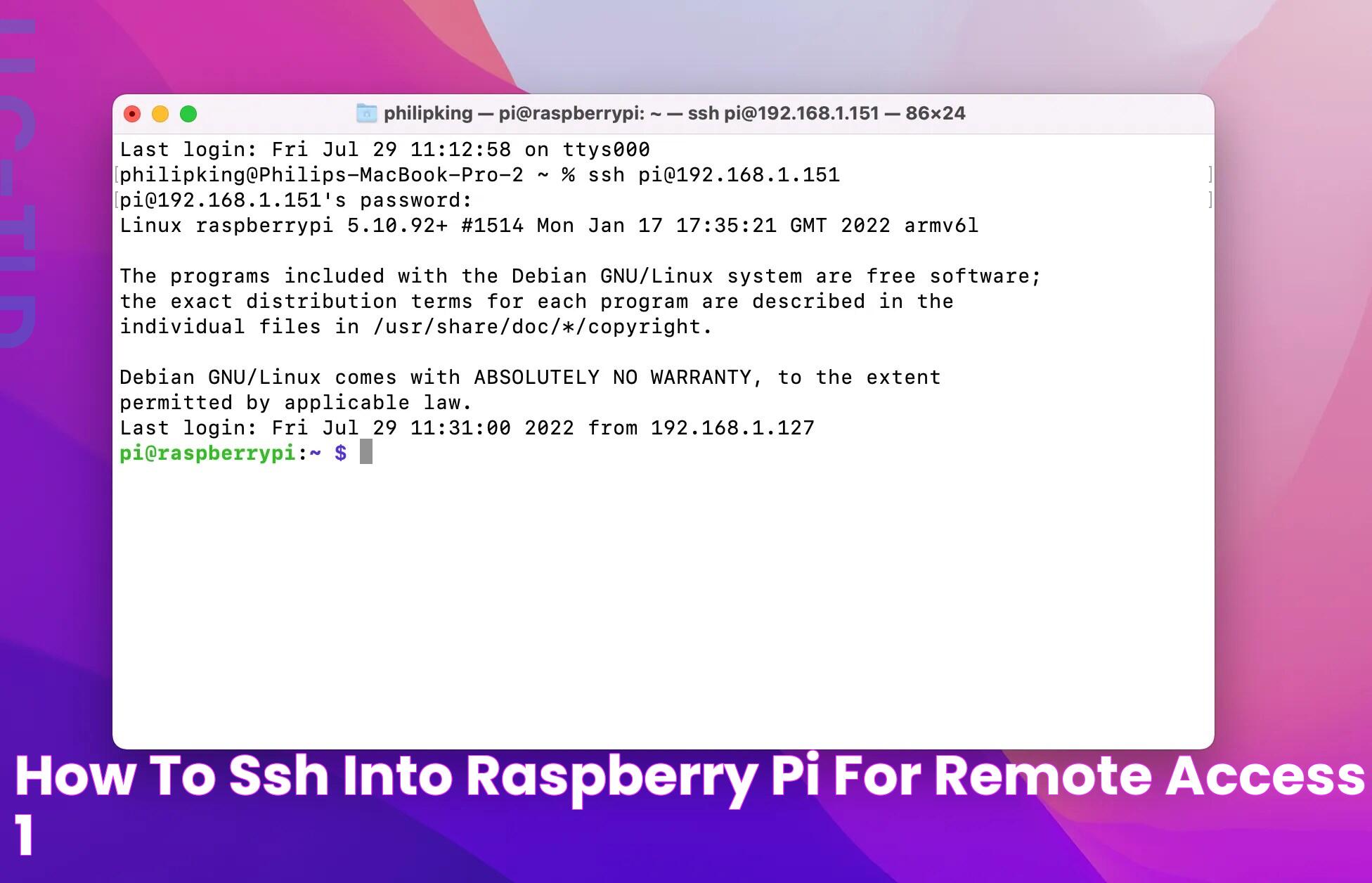 How to SSH into Raspberry Pi for Remote Access