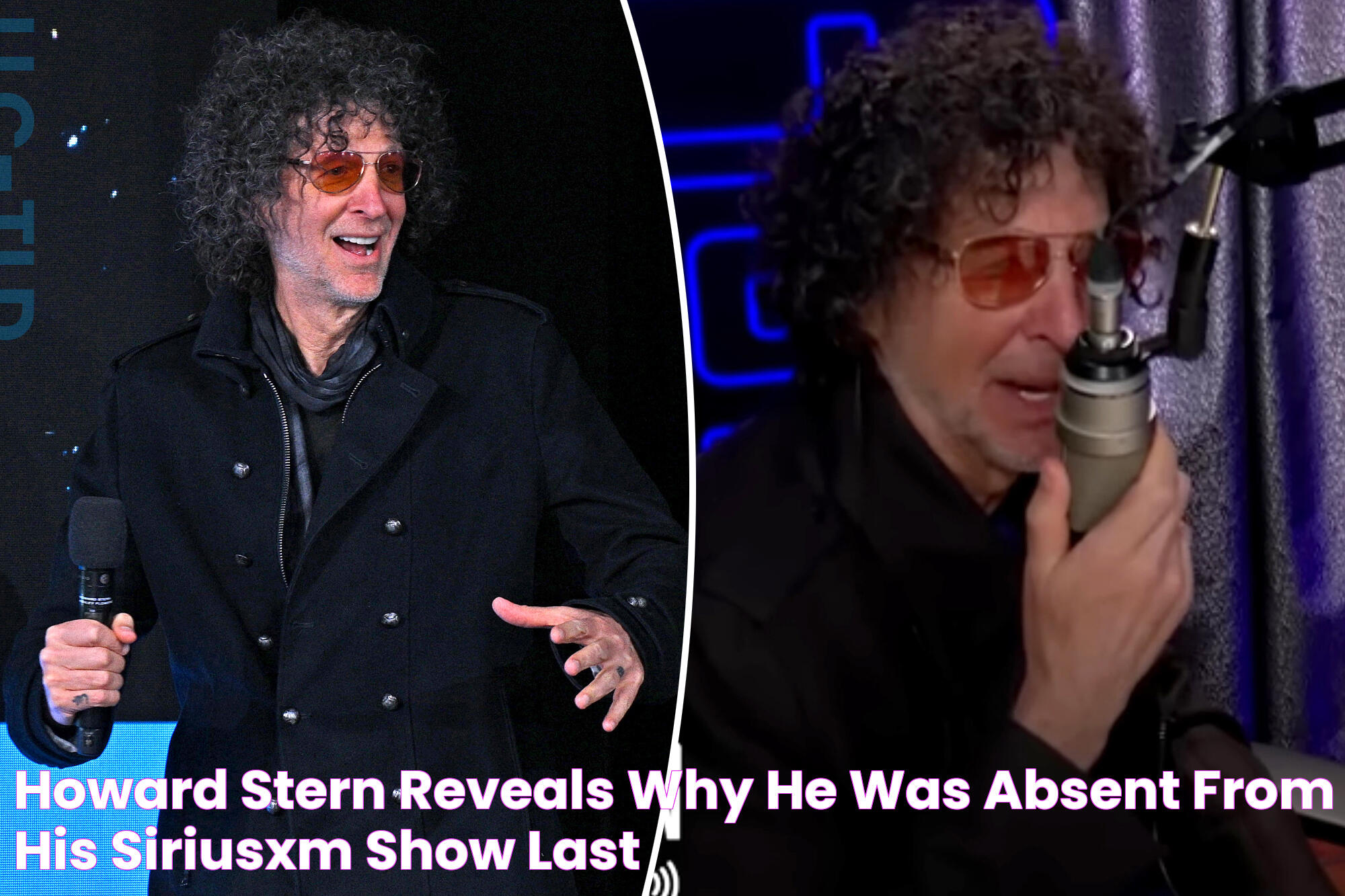 Howard Stern reveals why he was absent from his SiriusXM show last