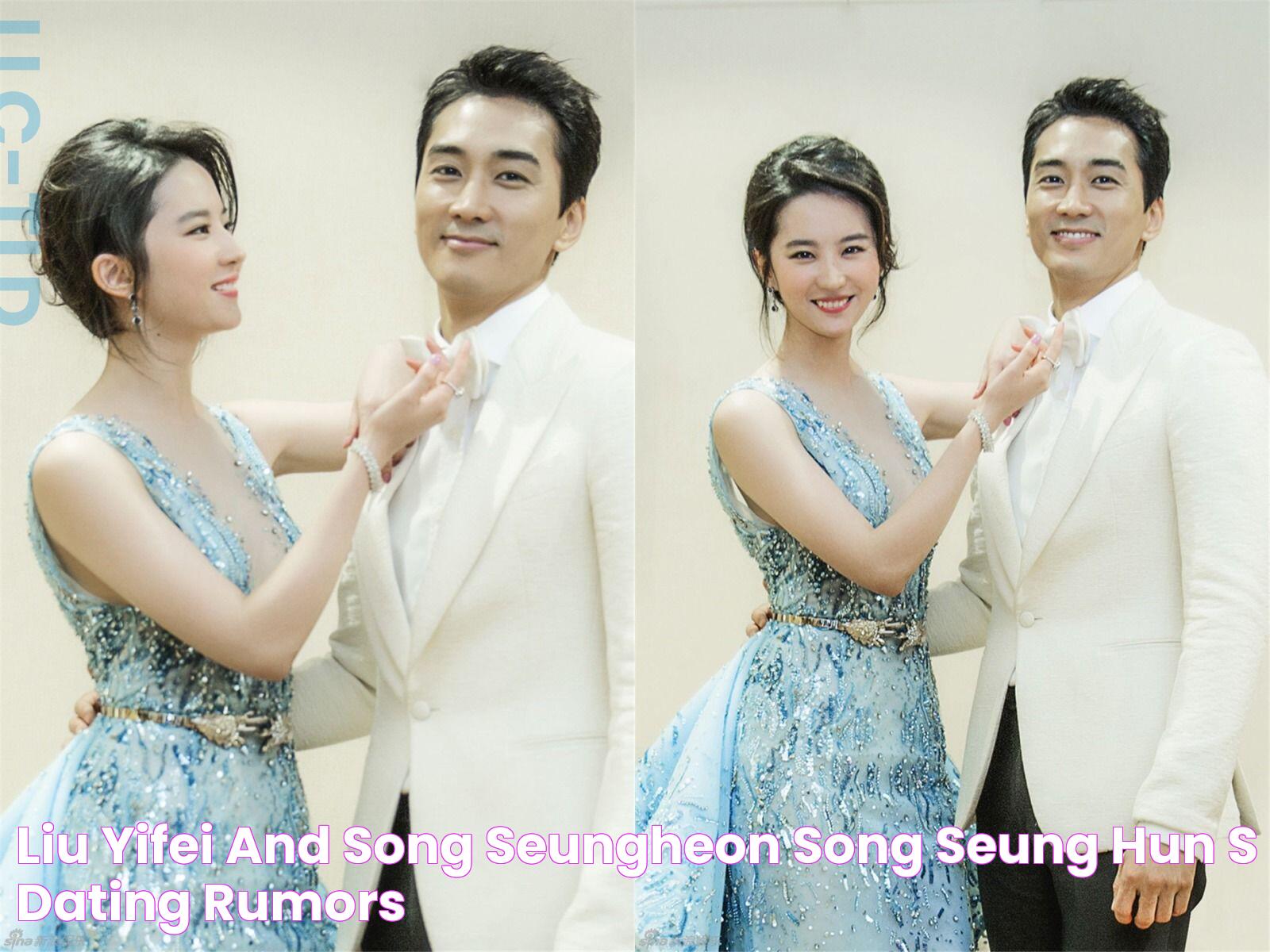 Liu Yifei And Song SeungHeon / Song Seung Hun S Dating Rumors