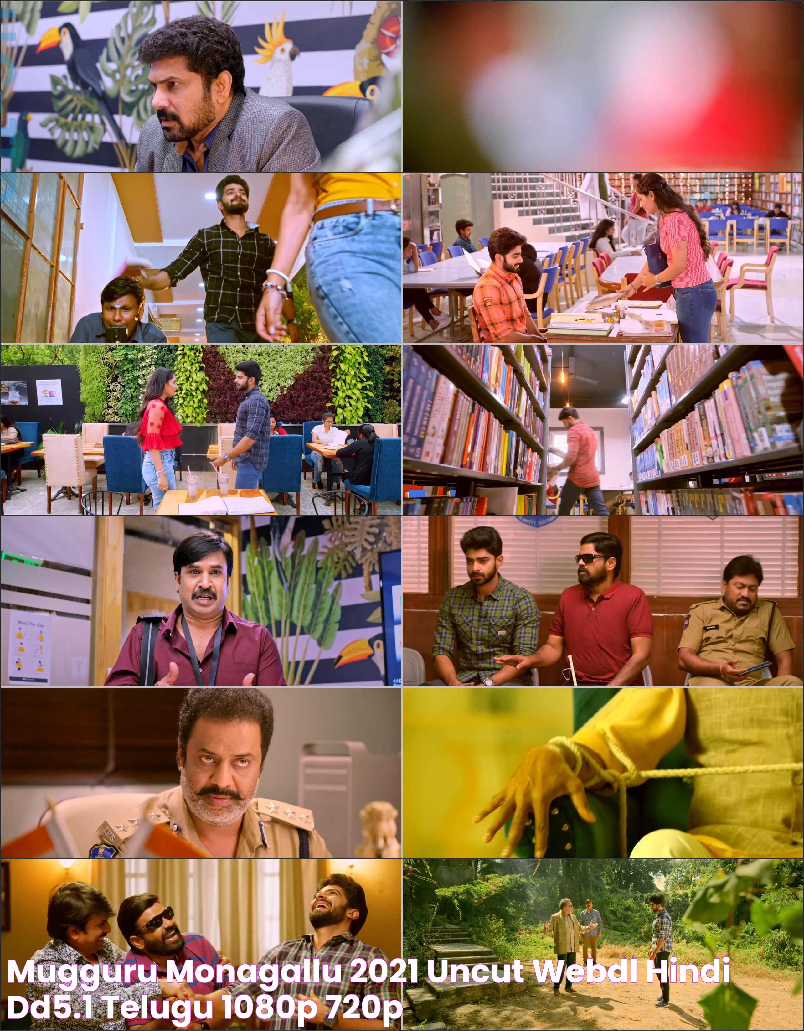 Mugguru Monagallu (2021) UNCUT WEBDL [Hindi DD5.1 & Telugu] 1080p 720p