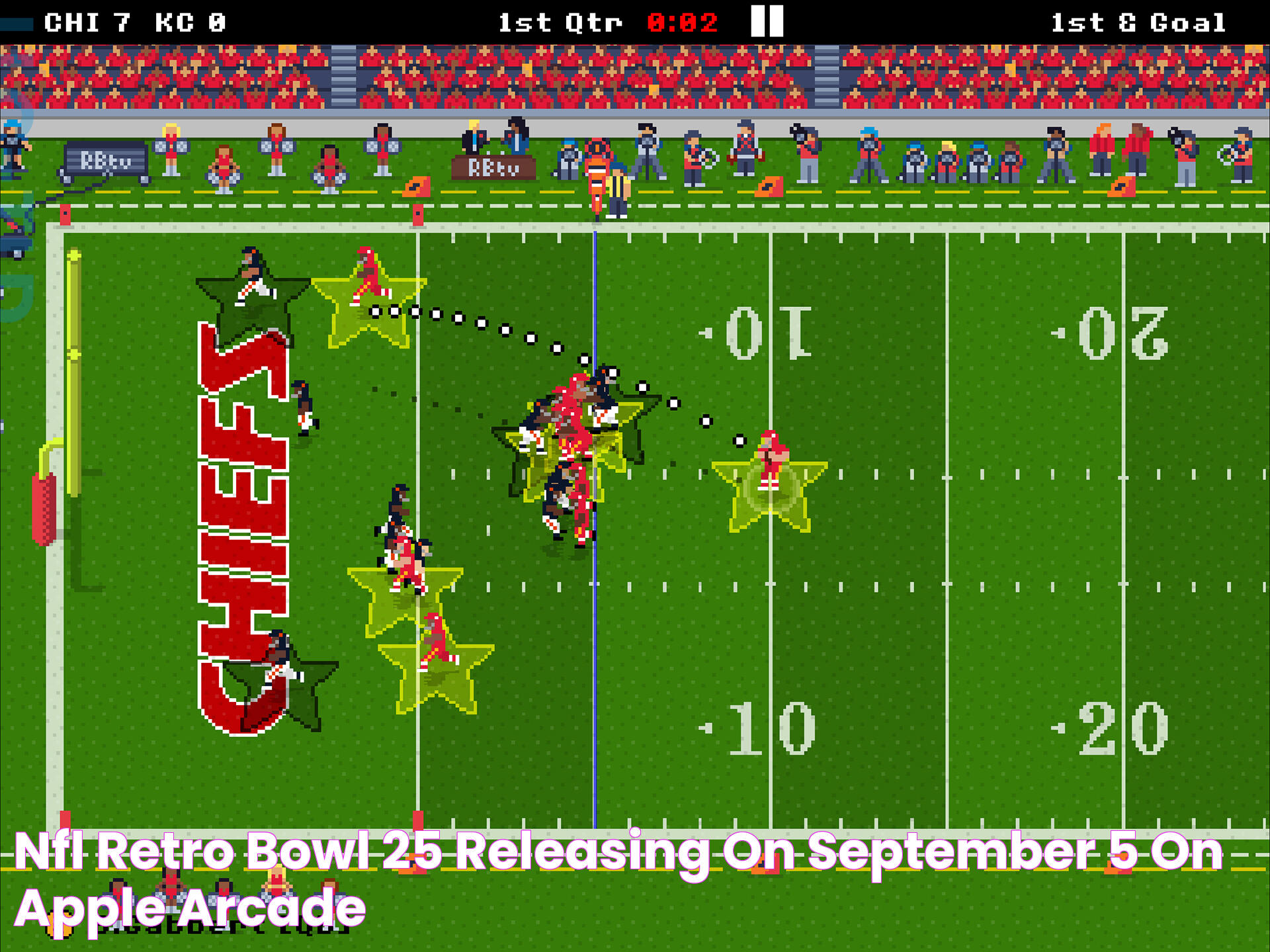 NFL Retro Bowl 25 Releasing on September 5 on Apple Arcade