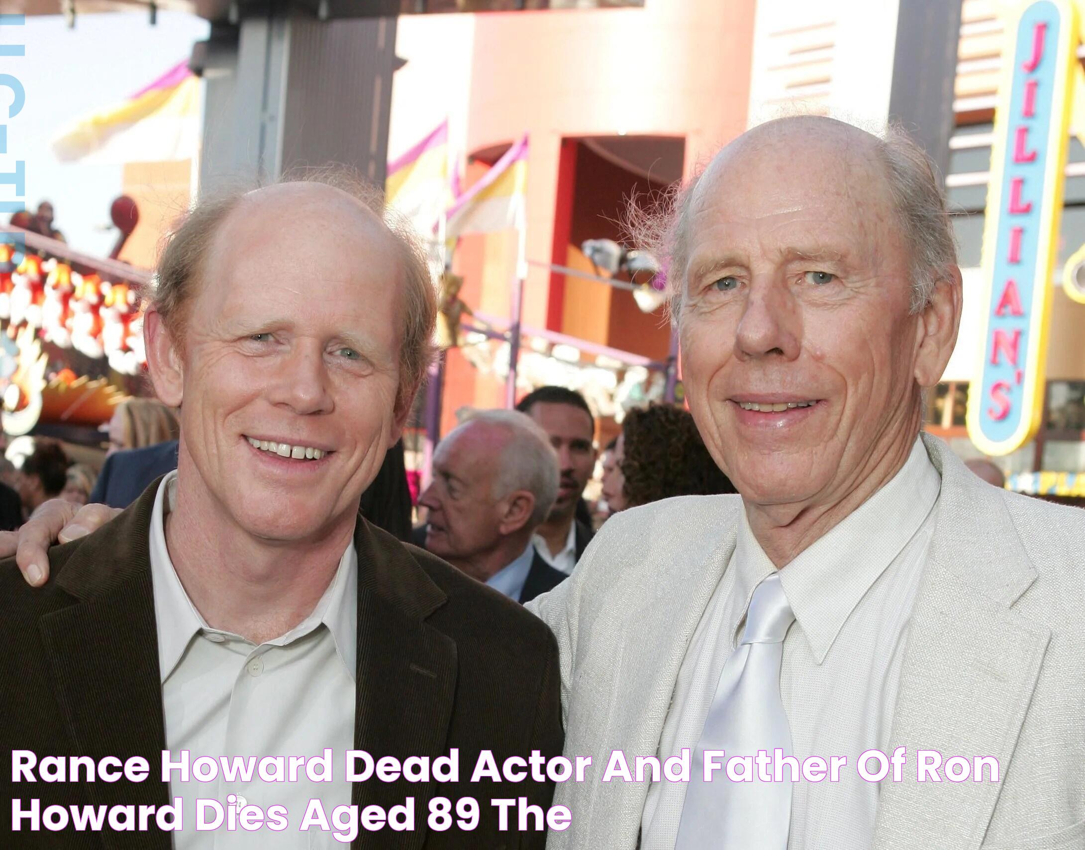 Rance Howard dead Actor and father of Ron Howard dies aged 89 The