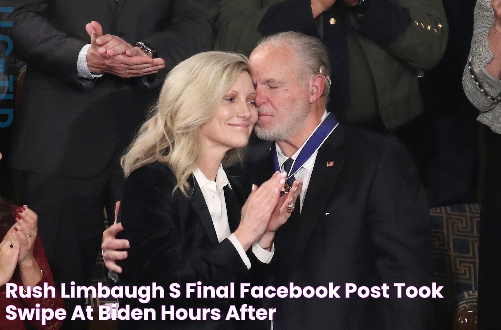 Rush Limbaugh's final Facebook post took swipe at Biden hours after