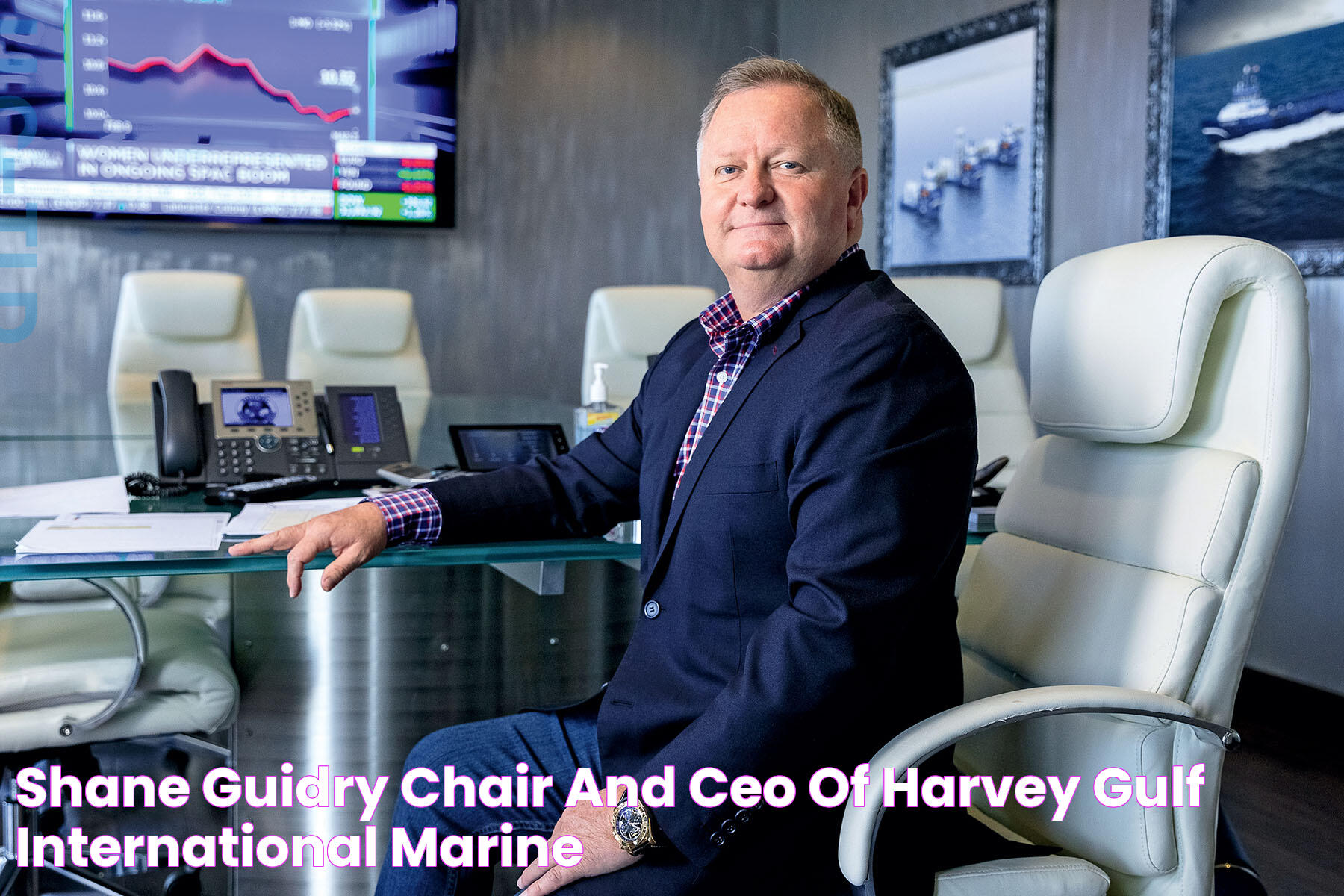 Shane Guidry, Chair and CEO of Harvey Gulf International Marine