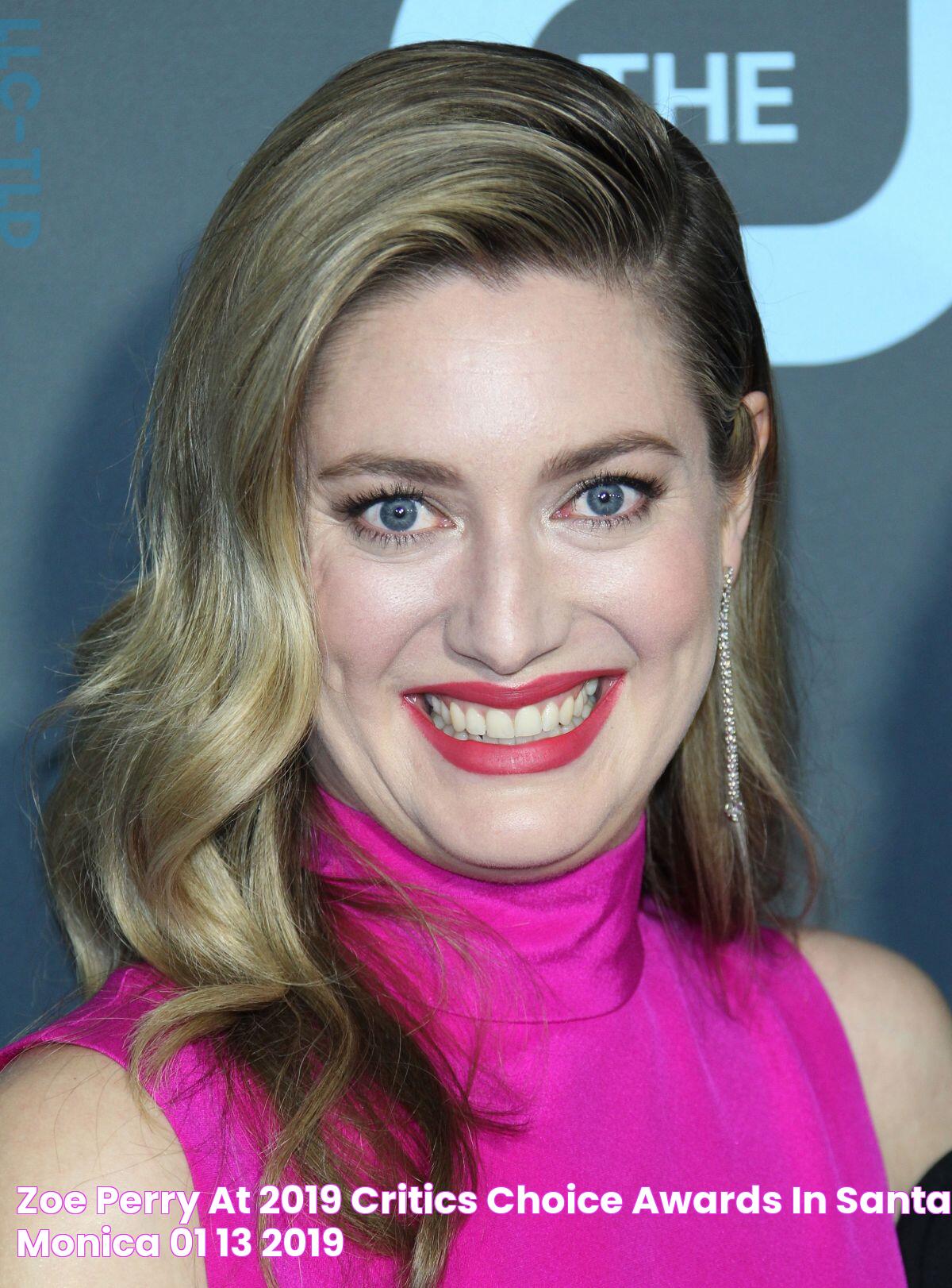 ZOE PERRY at 2019 Critics’ Choice Awards in Santa Monica 01/13/2019