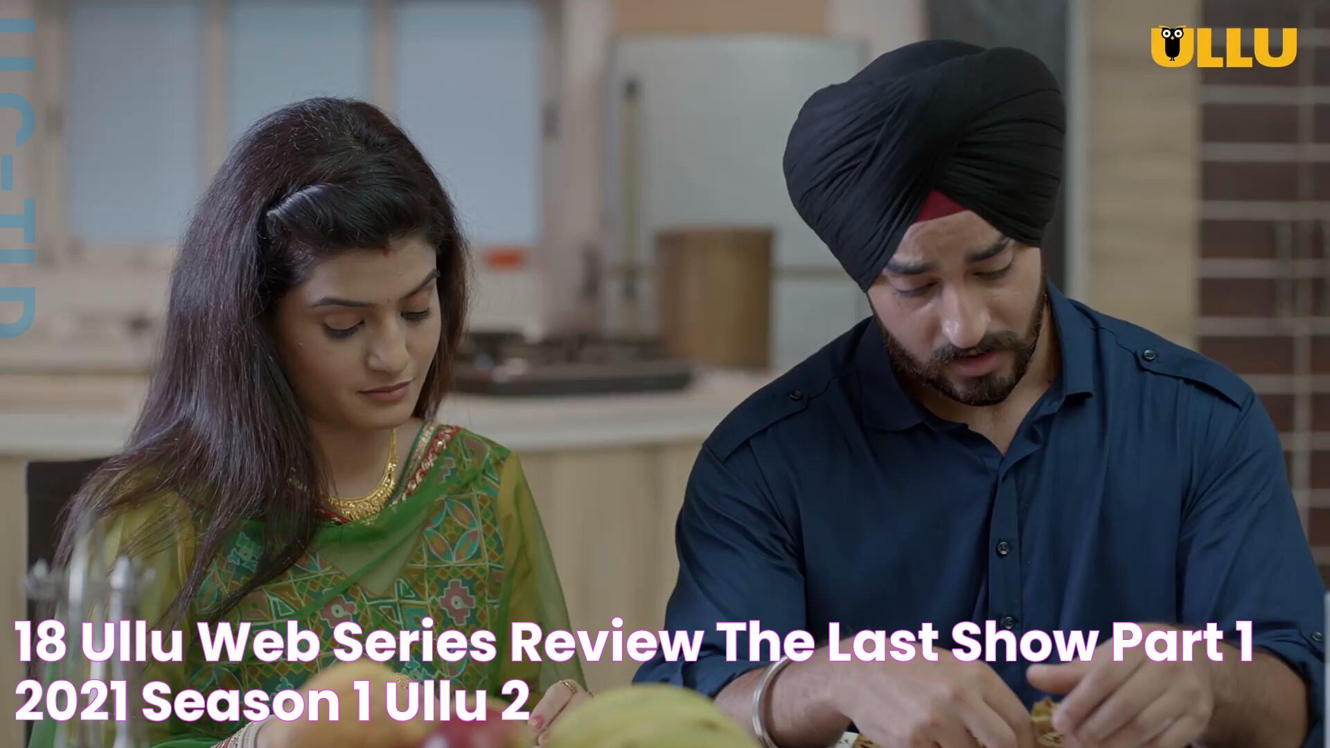 18+ Ullu Web Series Review The Last Show Part 1 (2021) Season 1 Ullu