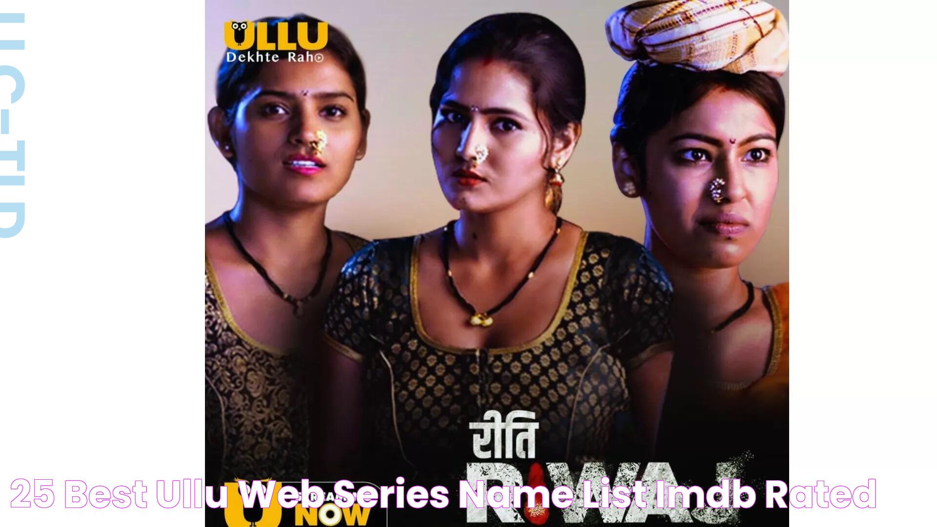 25+ Best Ullu Web Series Name List (IMDb Rated)