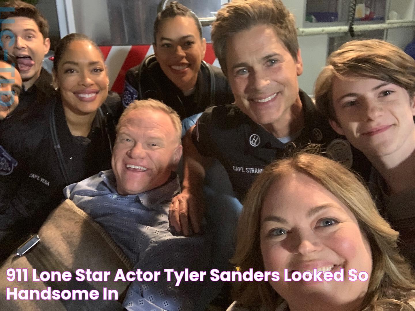 911 Lone Star actor Tyler Sanders looked ‘so handsome’ in