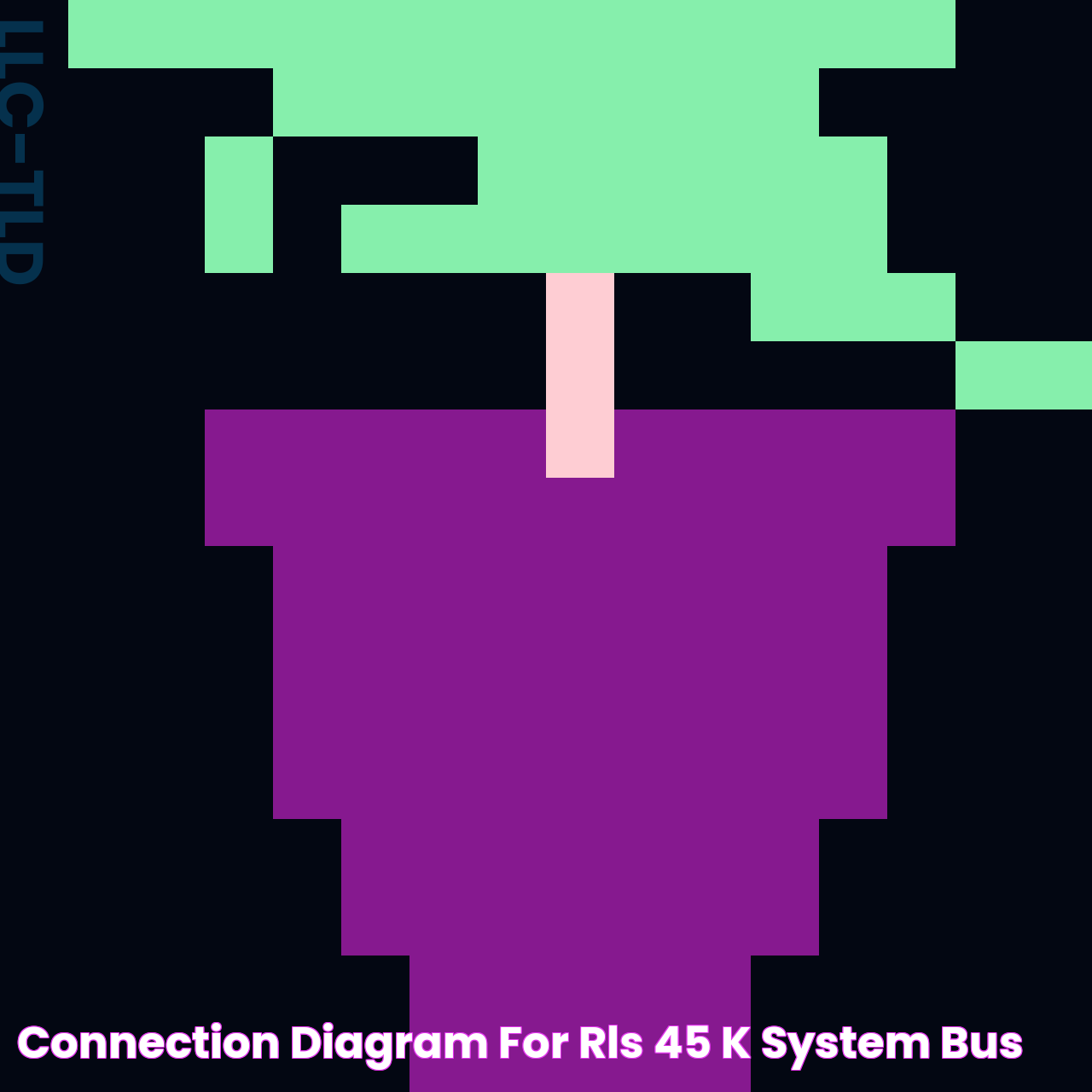 Connection diagram for RLS 45 K System bus