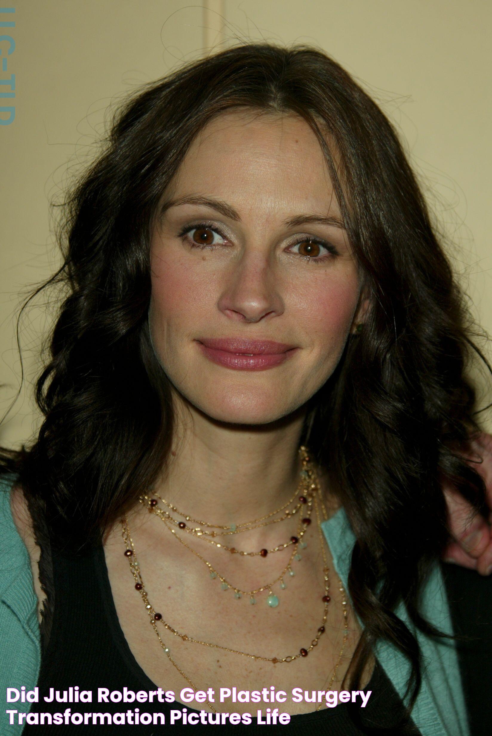 Did Julia Roberts Get Plastic Surgery? Transformation Pictures Life