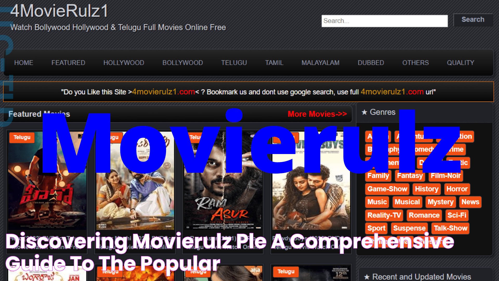 Discovering Movierulz Ple A Comprehensive Guide To The Popular