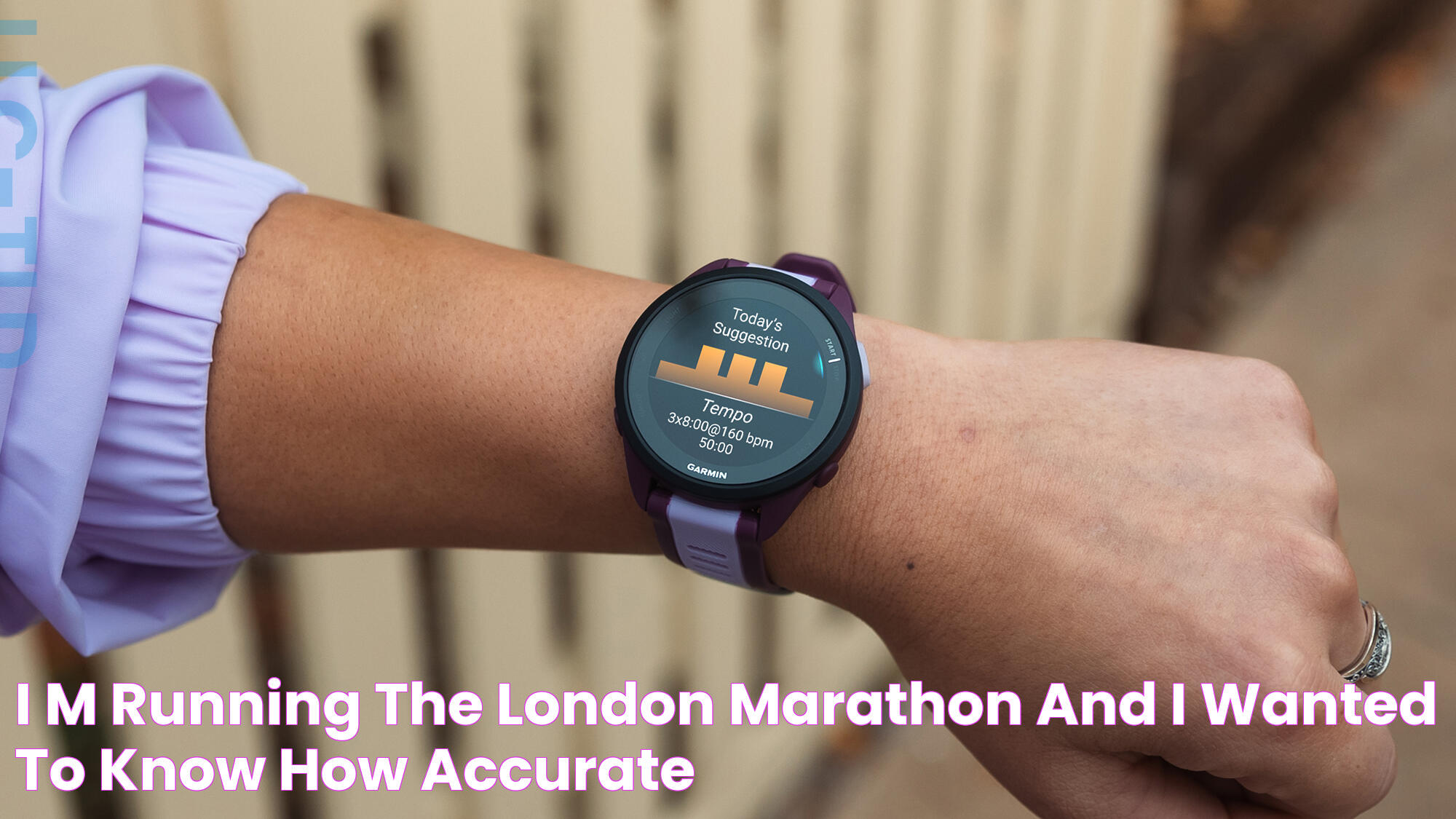 I'm running the London Marathon, and I wanted to know how accurate