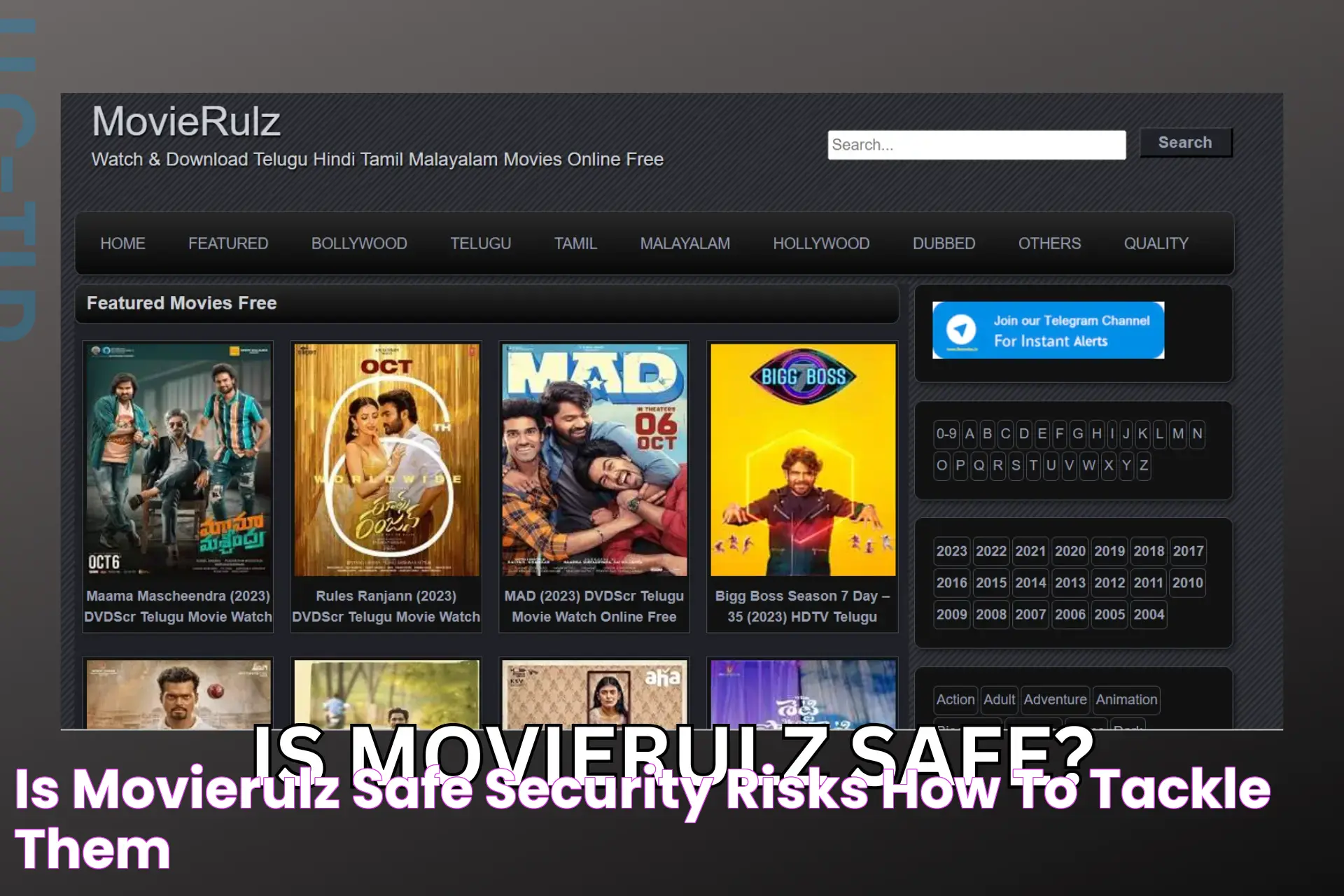 Is MovieRulz Safe Security Risks & How to Tackle Them