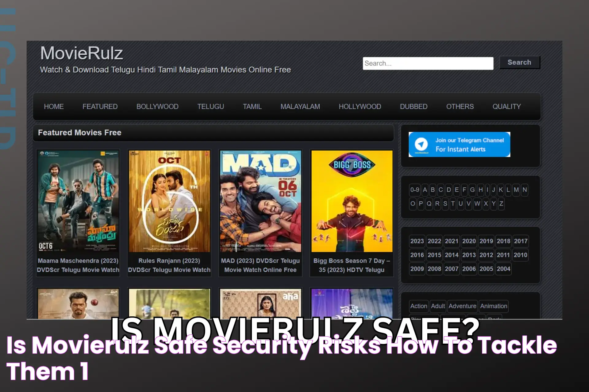 Is MovieRulz Safe Security Risks & How to Tackle Them