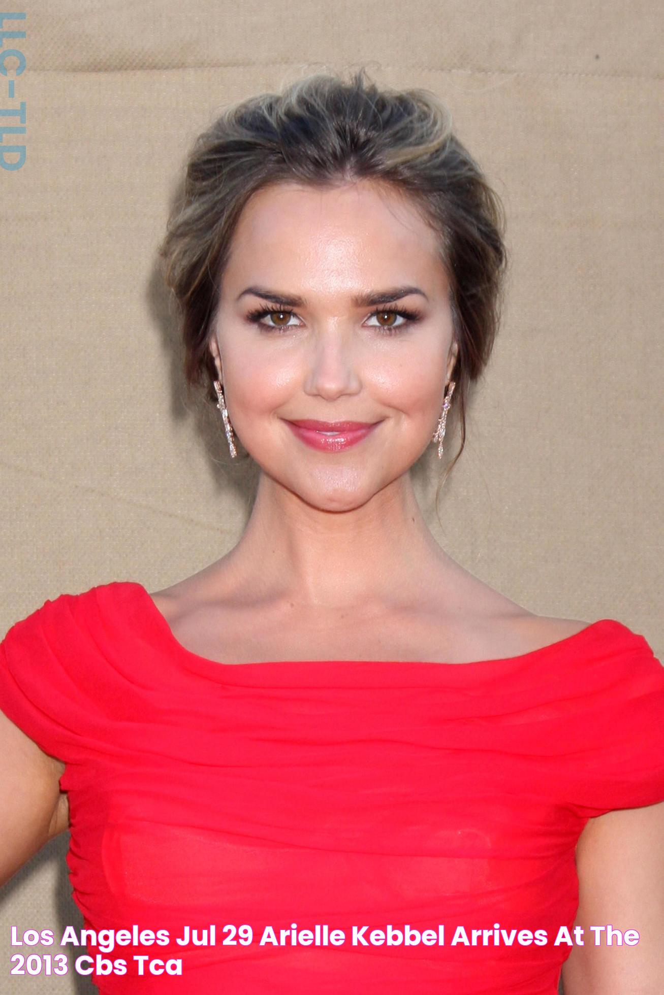 LOS ANGELES JUL 29 Arielle Kebbel arrives at the 2013 CBS TCA