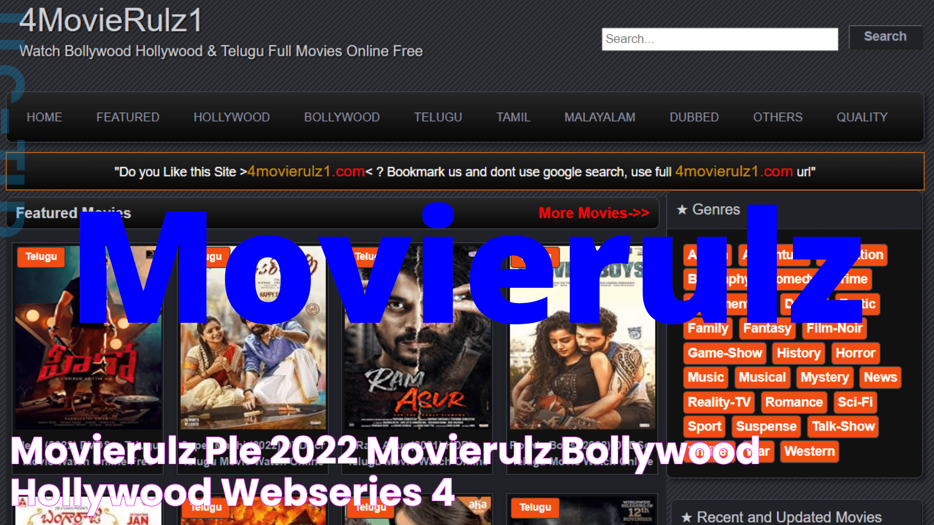 Movierulz ple (2022) Movierulz Bollywood,Hollywood & webseries