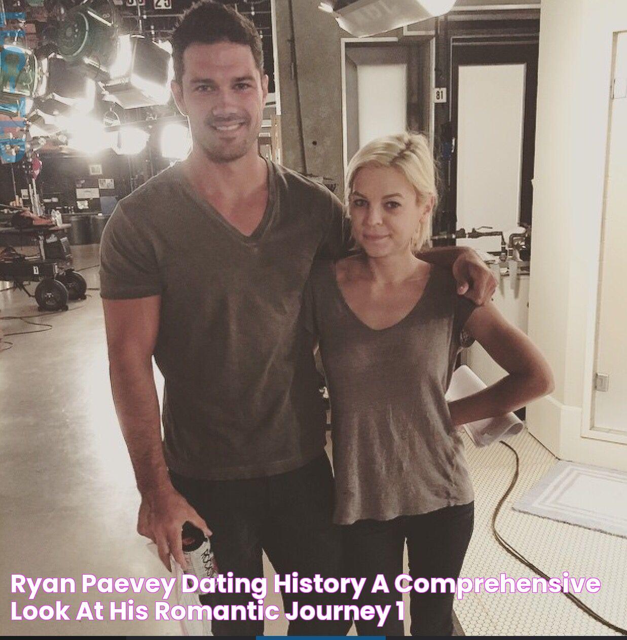 Ryan Paevey Dating History A Comprehensive Look At His Romantic Journey