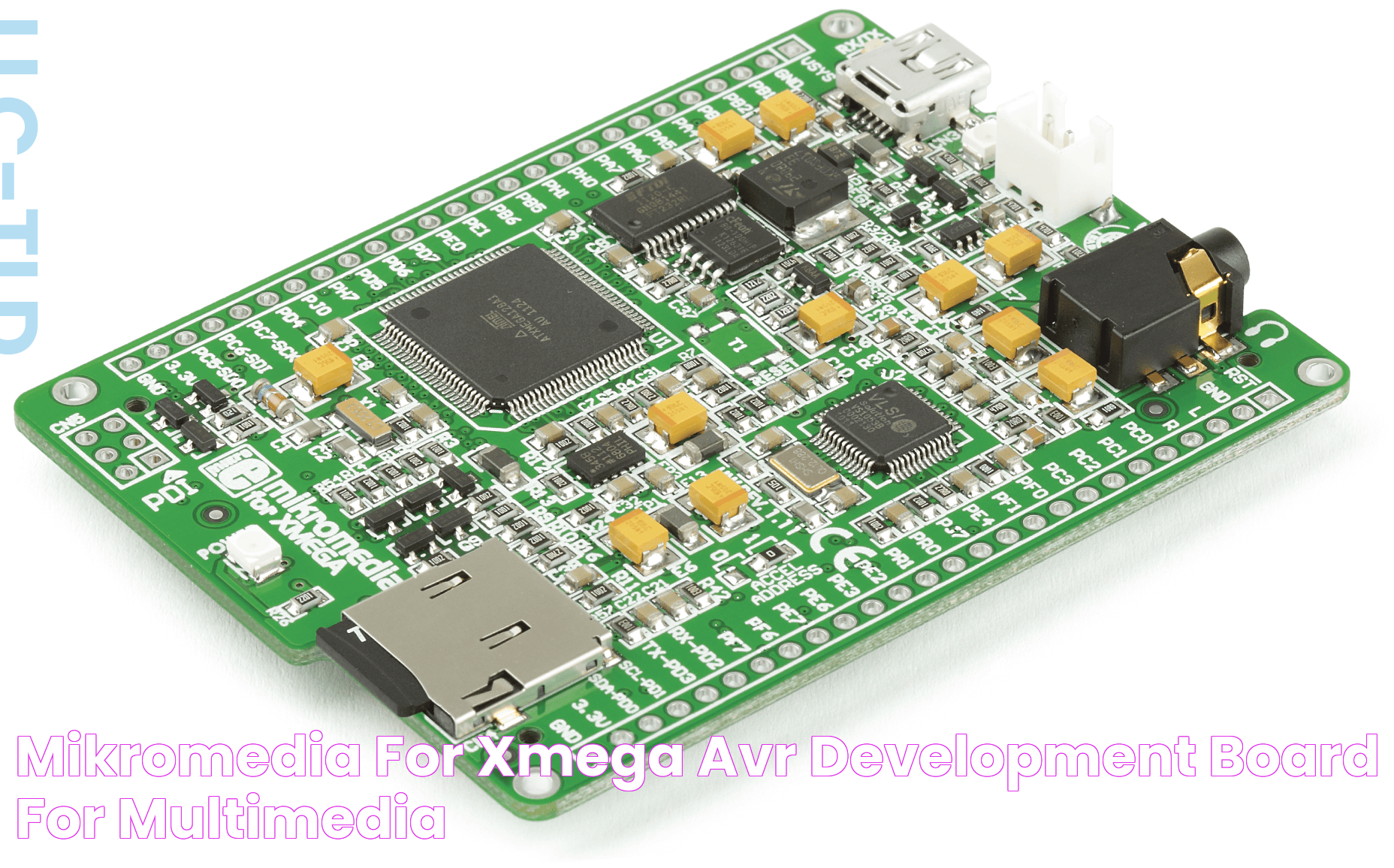 mikromedia for XMEGA AVR Development Board For Multimedia