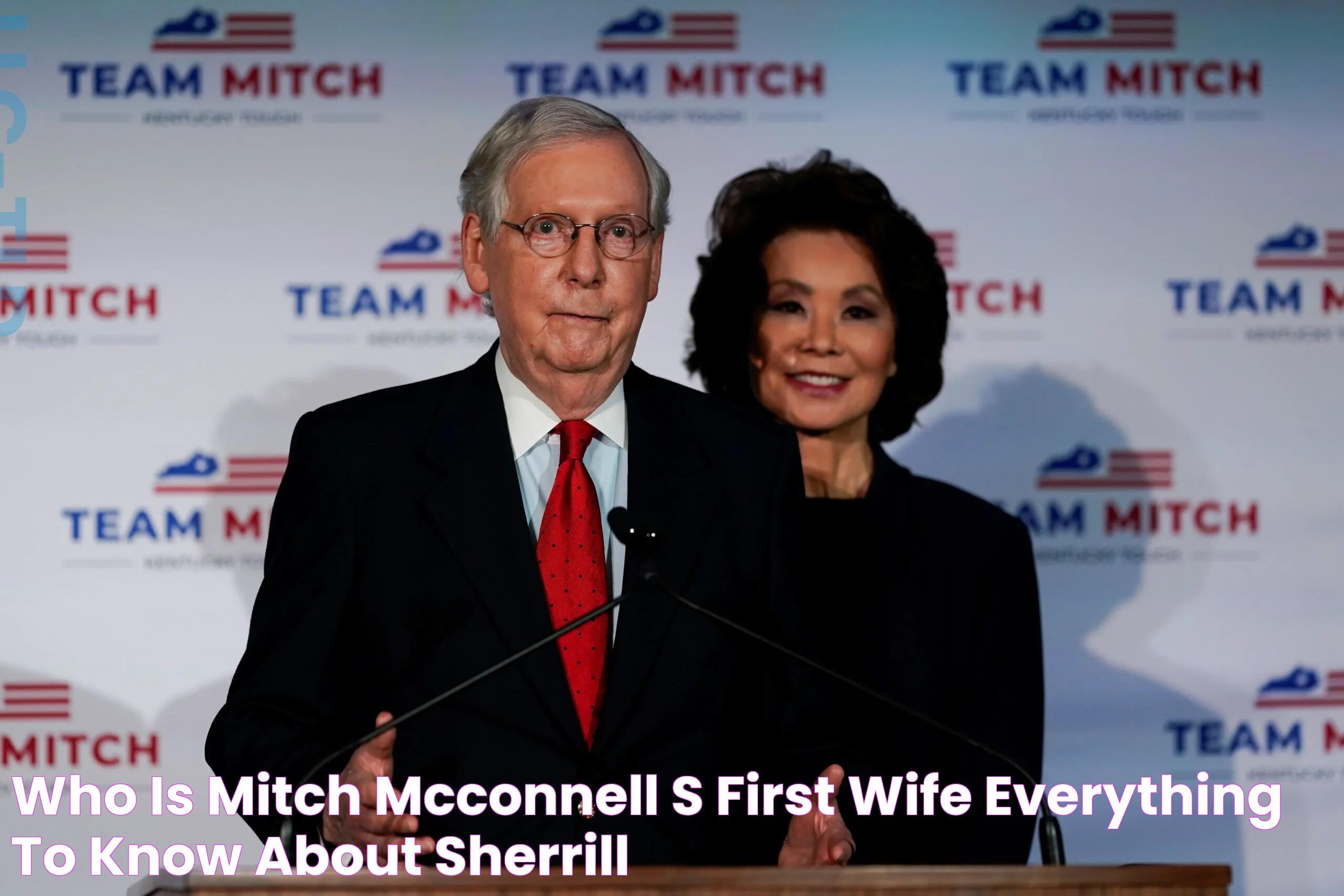 who is Mitch McConnell’s first wife? everything to know about Sherrill