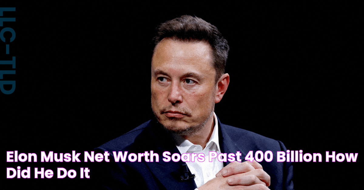 Elon Musk Net Worth Soars Past 400 Billion How Did He Do It