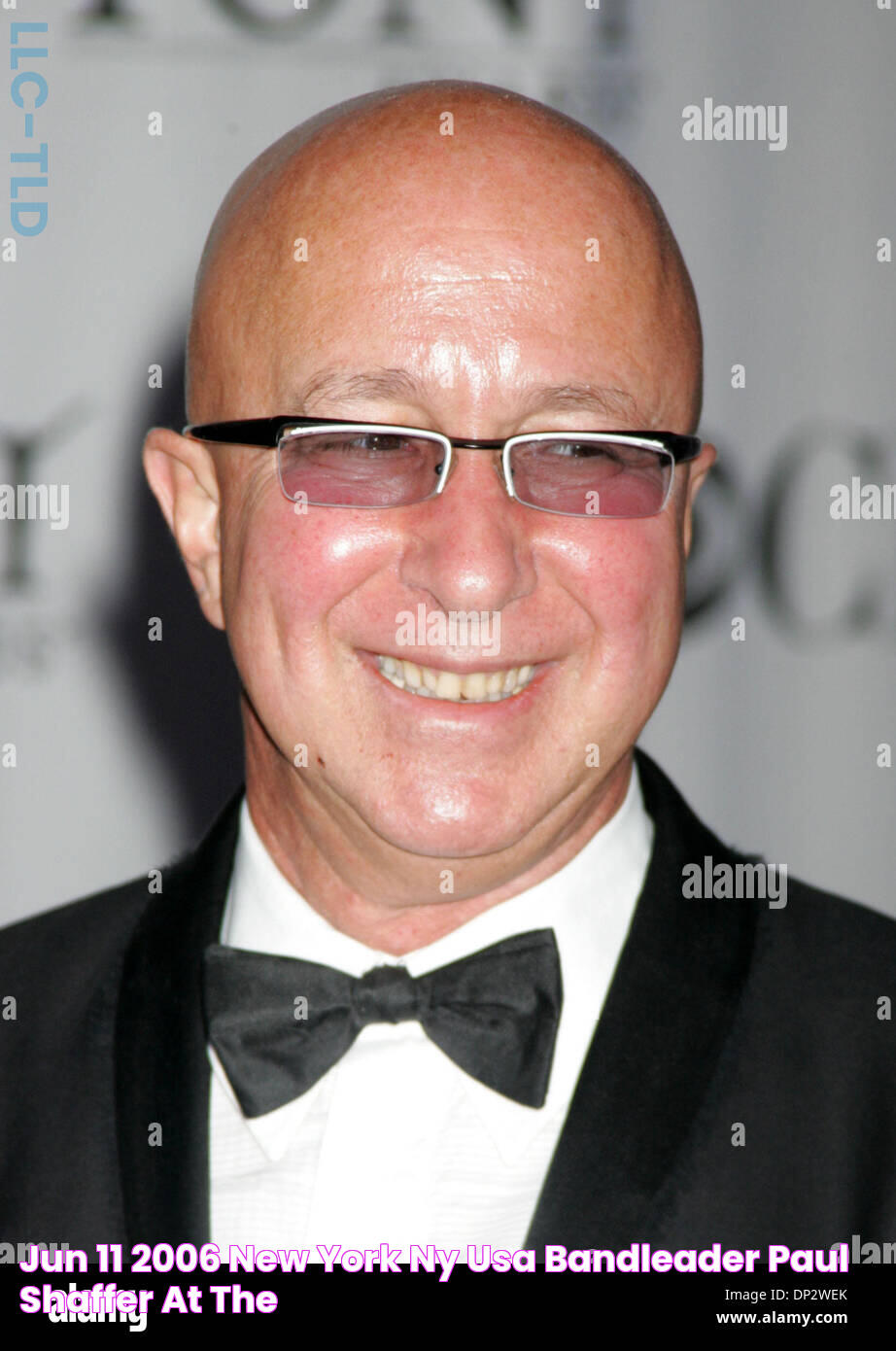 Jun 11, 2006; New York, NY, USA; Bandleader PAUL SHAFFER at the