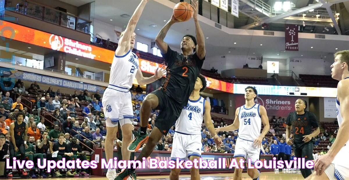 Live Updates Miami basketball at Louisville