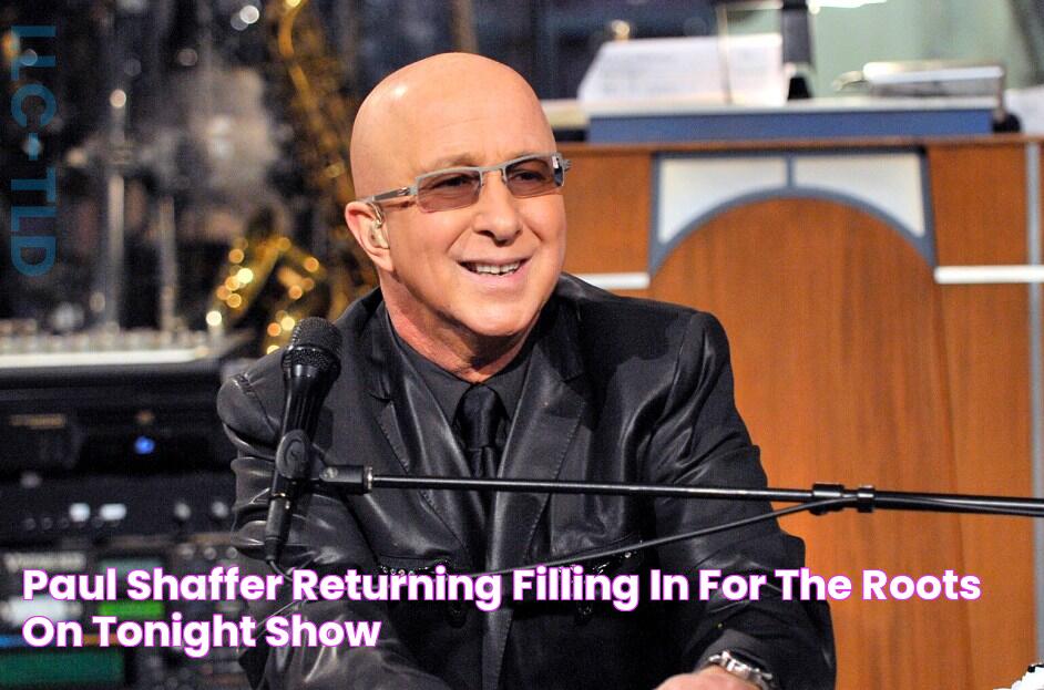 Paul Shaffer Returning, Filling in for The Roots on 'Tonight Show'