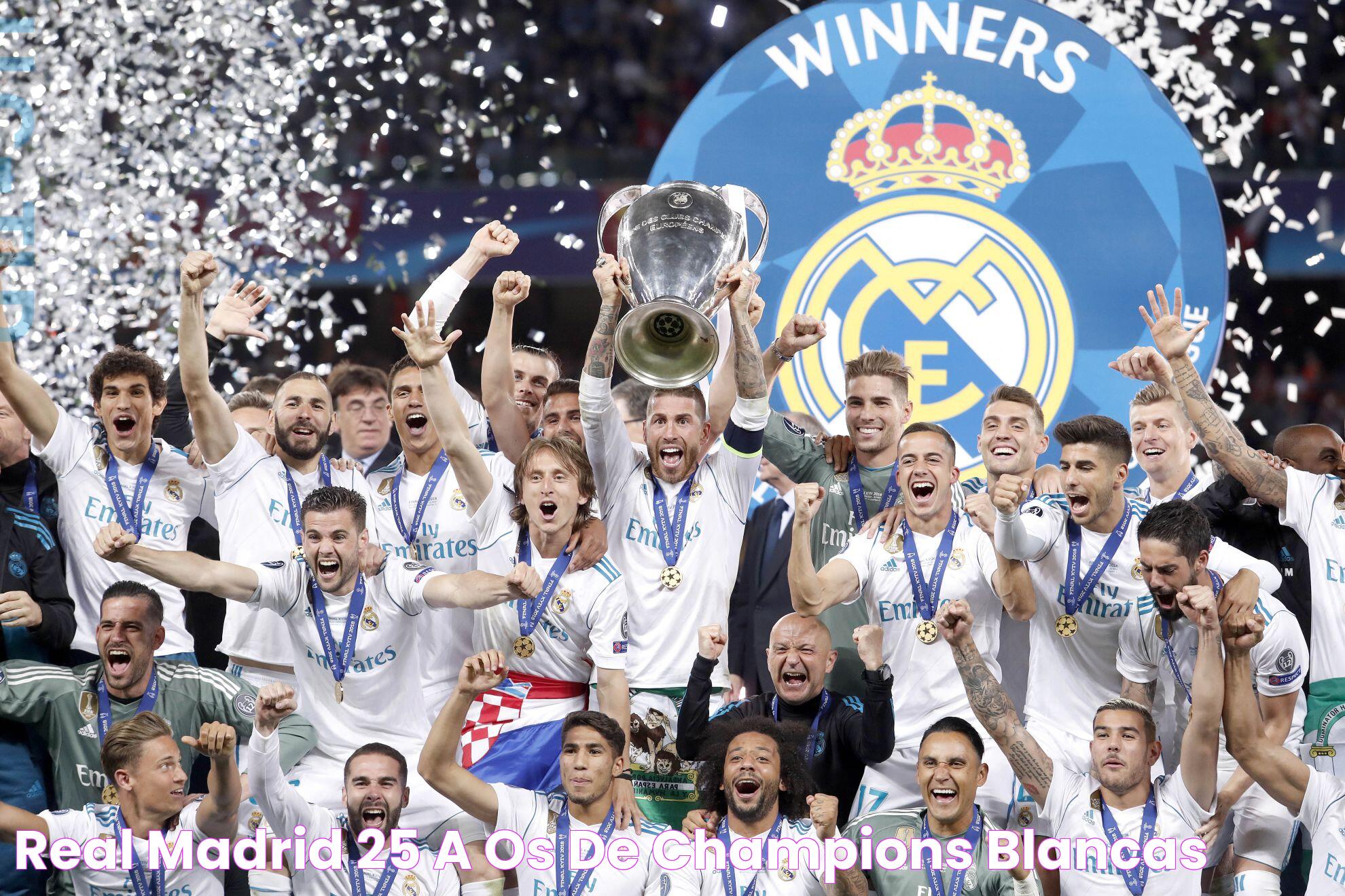 Real Madrid 25 años de Champions blancas