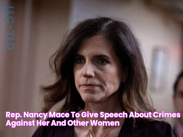 Rep. Nancy Mace to Give Speech About Crimes Against Her and Other Women