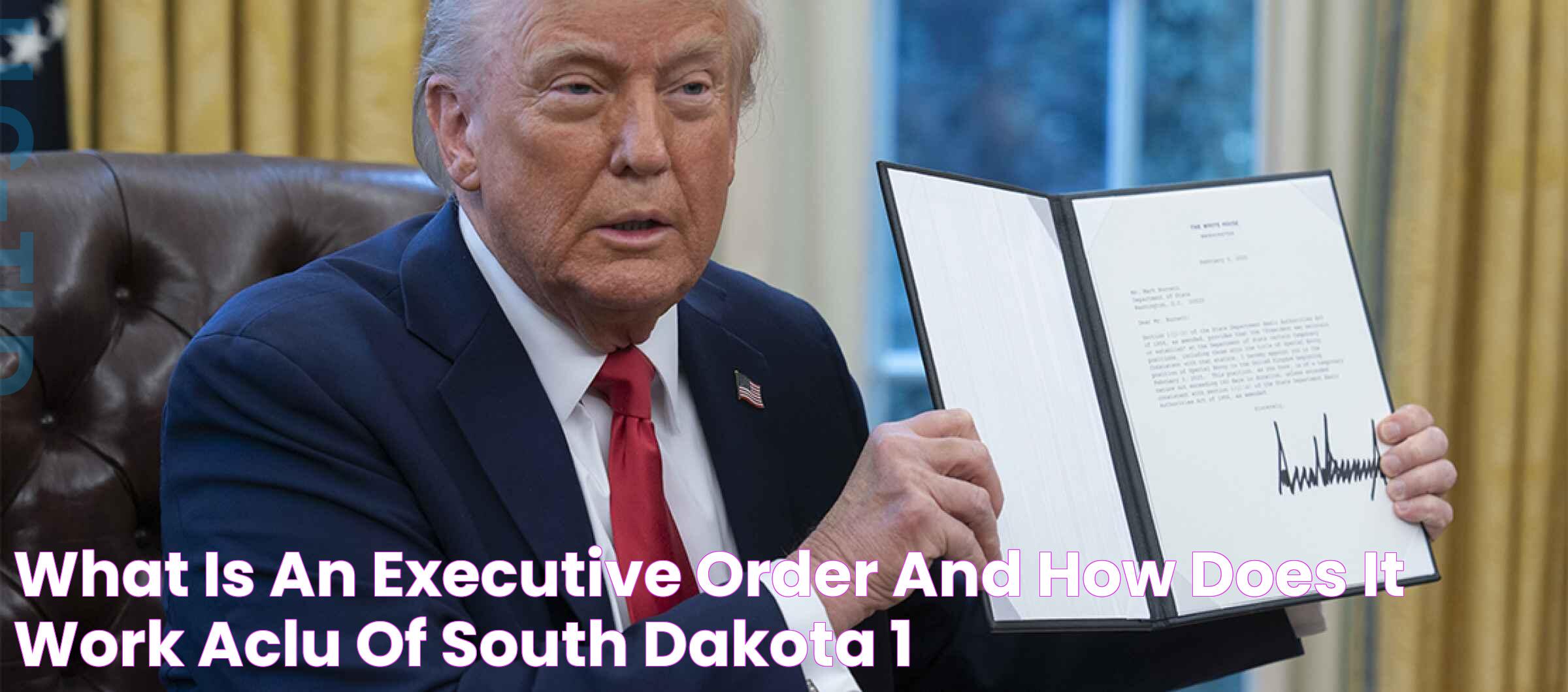 What is an Executive Order and How Does it Work? ACLU of South Dakota