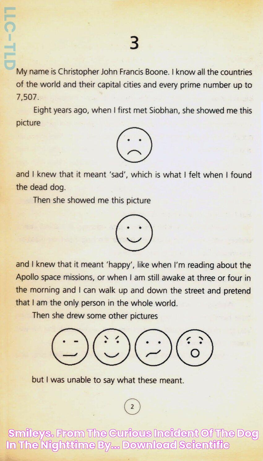 " Smileys. " From The Curious Incident of the Dog in the NightTime by... Download Scientific