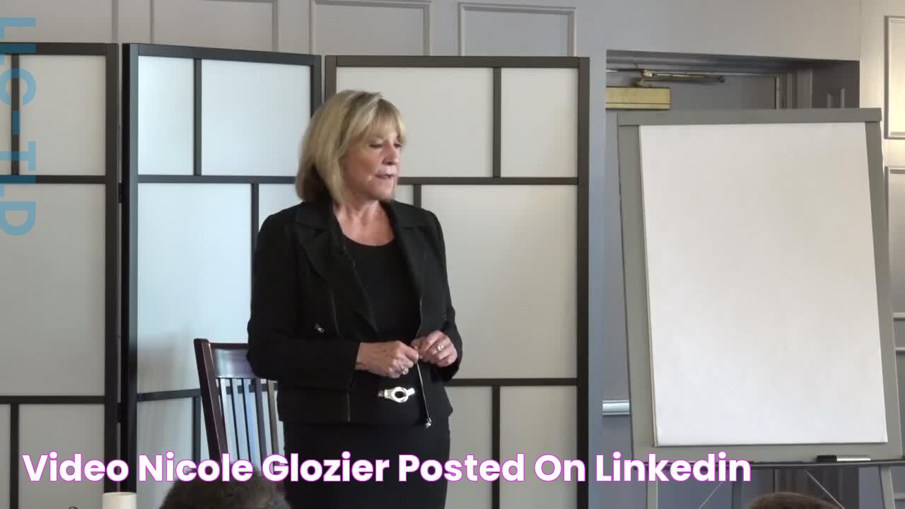 [Video] Nicole Glozier posted on LinkedIn