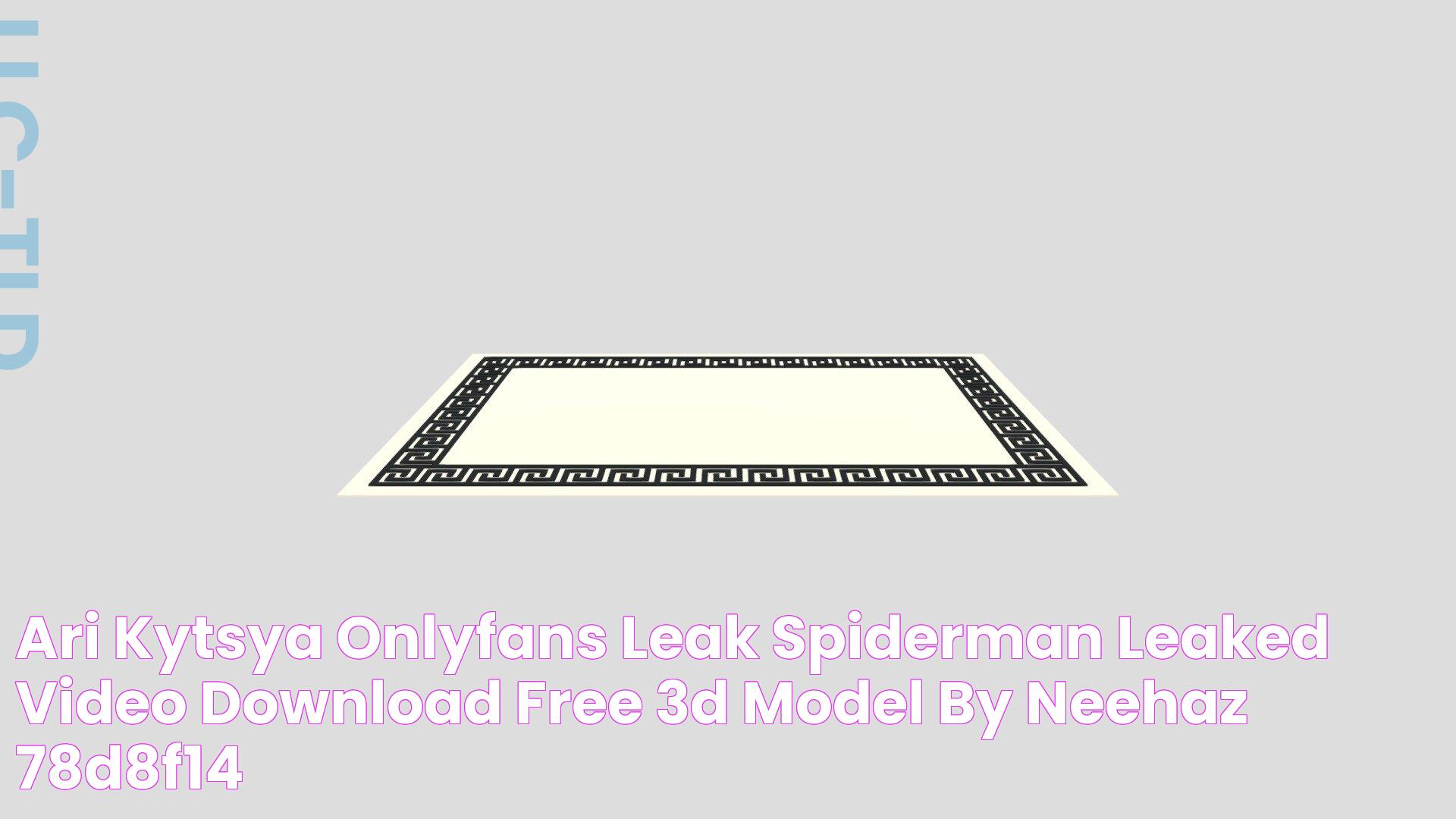 Ari Kytsya Onlyfans Leak Spiderman Leaked Video Download Free 3D model by neehaz [78d8f14