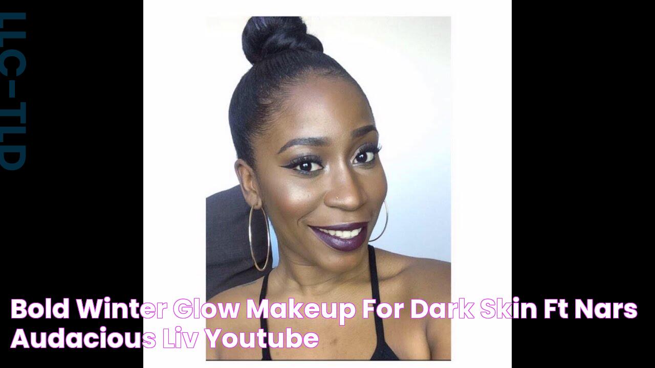 Bold Winter Glow Makeup For Dark Skin ft NARS Audacious LIV YouTube