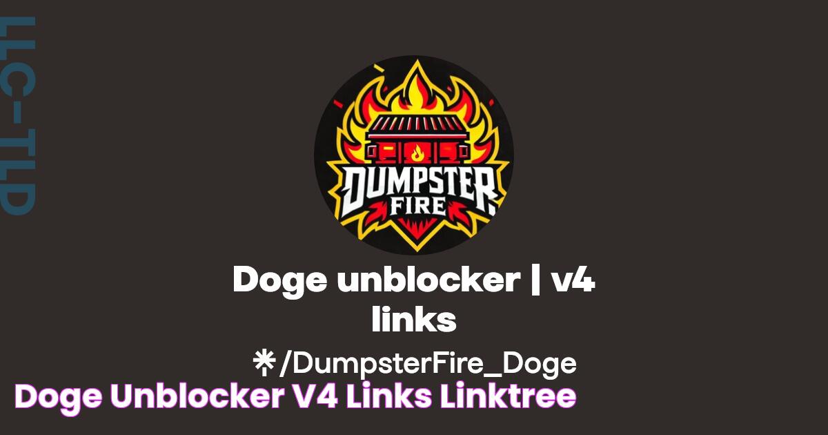 Doge unblocker v4 links Linktree