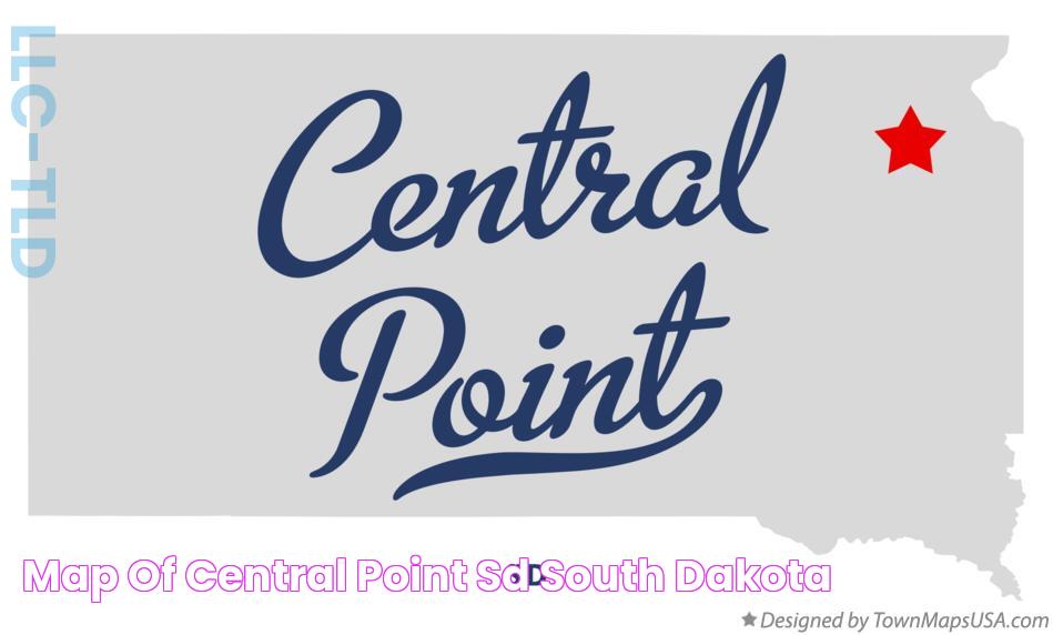 Map of Central Point, SD, South Dakota