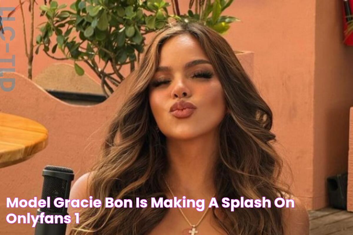 Model Gracie Bon is making a splash on OnlyFans