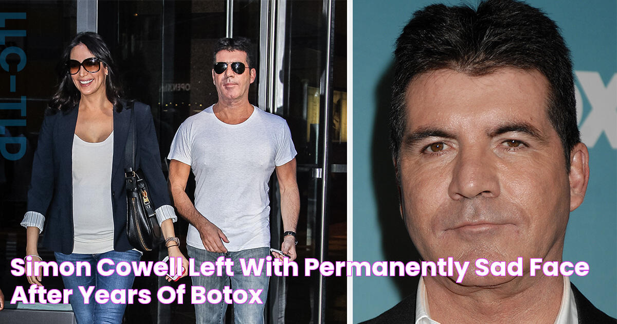 Simon Cowell left with permanently 'sad face' after years of botox