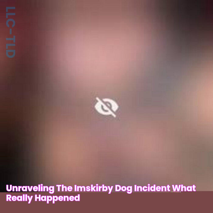 Unraveling The ImsKirby Dog Incident What Really Happened?